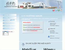 Tablet Screenshot of gfp-makler.cz